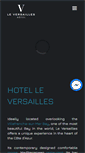 Mobile Screenshot of hotelversailles.com
