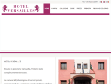 Tablet Screenshot of hotelversailles.it